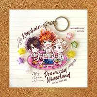 Promised Neverland - Gantungan Kunci / Keychain Akrilik Anime Manga
