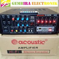 Acoustic AV-868FM Professional Digital Echo Mixer Power Amplifier HIFI