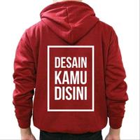 Sablon Custom Jaket Sweater Desain Bebas Suka-Suka | Bikin Baju Satuan