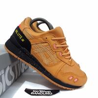 asics brown suede