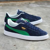puma suede black blue