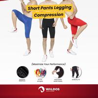 Promo Short Pants Legging Compression Mock Waldos