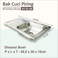 Jual Kitchen Sink 1 Lubang Terlengkap Daftar Harga October 2021 Cicilan 0