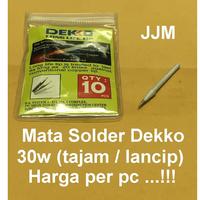 Mata Solder Dekko 30w Lancip Runcing - Soldering Iron Timah Deko DCS30