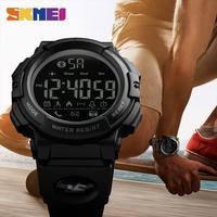 Jam Tangan Pria Smartwatch Bluetooth SKMEI 1303 BLACK Water resist 50m