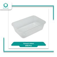 Virtuspack / Food Container/ Kotak Plastik / Thinwall 1000 ml / 50 pcs