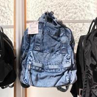 pull and bear leather backpack