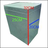 Styrofoam box / gabus box 25 x 20 x 32cm !! kusus Gojek / Grab !!