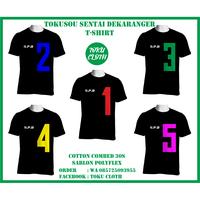 Tokusou Sentai Dekaranger T-Shirt / Kaos