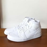plain white jordan 1