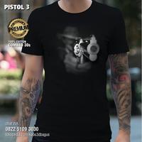 Baju KAOS PISTOL 3 Kaos GAMBAR PISTOL 3D Kaos Revolver Polisi Tactical