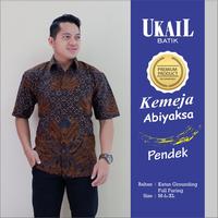 Abiyaksa Kemeja Batik Pria Lengan Pendek by Ukail Batik