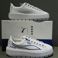 puma platform trace white