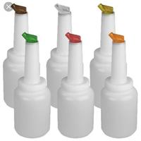 store and pour botol sirup bottle jar juice syrup container 2 liter