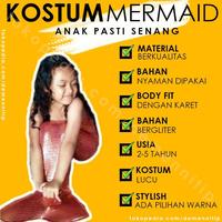 KOSTUM MERMAID YANG BAGUS HARGA BAJU MERMAID MURAH BANGET