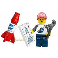 LEGO Minifigures Series 20-Space Fan Seri #6 NASA Girl Rocket Astronot