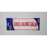 LABEL GM AWAS ANJING GALAK MEDIUM