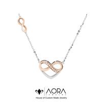 Kalung Hati (Infinity Love Necklace) AORA Jewelry 5P201WR