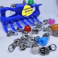 kepala resleting, kepala sleting, no 3, merk sks, tidak mudah rusak