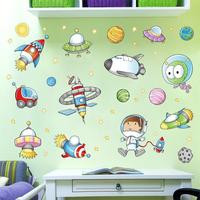 METH XL7239 SPACE SHIP 50X70 WALLSTICKER STIKER DINDING WALL STICKER
