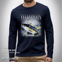 KAOS MANCING FISHING Ikan Tuna YELLOWFIN TUNA Baju Kaos Mancing Mania