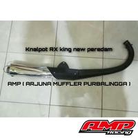 Knalpot RX KING new peredam - Knalpot standar racing new peredam
