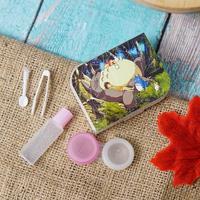 Tempat Softlens Tsum & Totoro With Penjepit, Case Cermin & Mini Botol