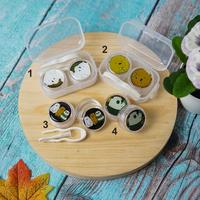 Tempat Softlens Karakter We Bare Bears Dengan Penjepit & Case Premium