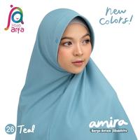 Jilbab Afra Amira Warna Baru TEAL Jilbab Arfa