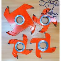 Mata Pisau Profil Router Duduk Bunga Roman Spindle Pintu Kayu 4 pcs