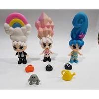 Action Figure Set Blume Doll isi 3pcs Pajangan Mainan Anak Hiasan Kue