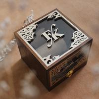 Jewelry Box Kayu 15x15 / Kotak Mahar Kayu