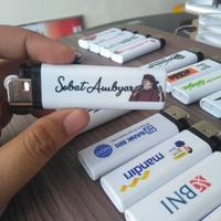 Korek Api Custom Gas Lighter Print UV Warna 1 Sisi Tokai Cricket