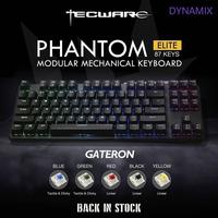 Tecware Phantom Elite 87 RGB Mechanical Keyboard - Gateron Black