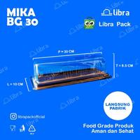 Mika Bolu Gulung / Tray Plastik Kue mika Bg 30 isi 50 pcs - Libra Pack
