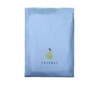 Kantong Plastik Travel dengan Ritsleting (Buah Pir Kuning) (28*40cm)