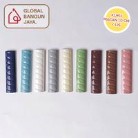 Gambar LIST KERAMIK ULIR MURAH 10 CM / KUKU MACAN KERAMIK / BON BON dari Global Bangun Jaya undefined 2 Tokopedia
