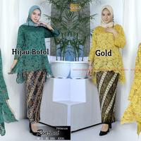 Gambar FS09 Setelan Kebaya Brukat Rinjani Jumbo/Kebaya Modern/Kebaya Wisuda dari Kebaya Brokat Modern undefined 3 Tokopedia