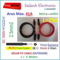 Gambar [MC4 --- MC4] PV Cable 1500V H1Z2Z2-K 2.5mm2 Tinned copper L=2 Meter dari badank Electronic undefined 1 Tokopedia