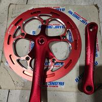 Gambar crank raze 54T sepeda lipat Sepeda Minion warna merah baca deskripsi dari Akong jaya bike undefined 1 Tokopedia