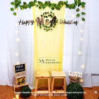Gambar Paket Dekorasi Tunangan Backdrop Nikahan PhotoBooth DIY Aqiqah Mulia E - Paket E, Biru Muda dari Mulia Dekorasi undefined 3 Tokopedia