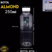 Gambar BOTOL ALMOND 250ml / Botol Plastik 250ml / botol murah isi 100pcs dari BOTOL-KITA undefined 2 Tokopedia