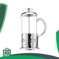 Gambar Teko Pot Alat Untuk Membuat kopi dengan teknik french press 350ml dari RUMAHINAJA undefined 3 Tokopedia