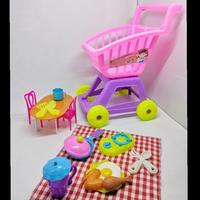 Gambar MAINAN MASAK MASAKAN / TROLLEY MAINAN ANAK PIKNIK SET HYPERMART 138 dari EAZYTOYS undefined 1 Tokopedia