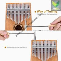 Gambar Cega Calimba Kalimba Thumb Piano Musical Toys 17 Note Tiruan Gecko dari SOLO MICRO undefined 5 Tokopedia