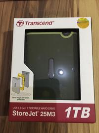 Gambar HDD External TRANSCEND 1TB 25M3 rubber TS1TSJ25M3G [Military Green] dari Blessing Computer Bali undefined 2 Tokopedia