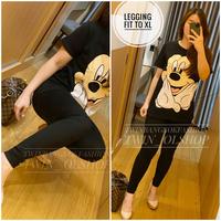 Gambar LEGGING WANITA / LEGGING SPORT NYAMAN TEBAL ADEM FIT TO XL IMPORT - DARKGREY dari cw.store899 undefined 1 Tokopedia