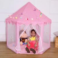 Gambar TENDA CAMPING LIPAT UNTUK ANAK-ANAK 2-3 ORANG MODEL CASTLE LUCU - LAMPU HIAS dari Doritoki undefined 5 Tokopedia