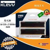 Gambar Klevv Bolt X 32 GB KIT - 16 GB x 2 DDR4 3600 MHz [KD4AGU880-36A180U] dari Komputeroutlet undefined 1 Tokopedia