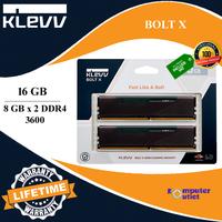 Gambar Klevv Bolt X 16 GB KIT - 8 GB x 2 DDR4 3600 MHz [KD48GU880-36A180U] dari Komputeroutlet undefined 1 Tokopedia